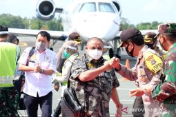 Kapolda Kalsel sambut kedatangan anggota Komisi III DPR