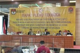 KPU Banjarmasin tetapkan DPT Pilkada sebanyak 448.157 pemilih