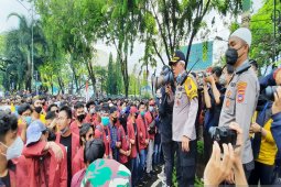 Kapolresta  ingatkan mahasiswa jangan sampai disusupi