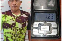 Polsek Pangkalan Susu Langkat tangkap pemilik sabu-sabu, tersangka berusaha melarikan diri