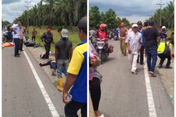 Dua motor tabrakan di Padang Tualang Langkat, tiga meninggal dunia