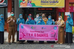 Tiga kecamatan di HSS laksanakan tes IVA dan SADANIS