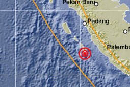 Gempa magnitudo 5,7 guncang Mentawai tak berpotensi tsunami