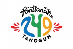 Logo Hari Jadi Ke-249 Pontianak mengusung tema tangguh lawan COVID-19