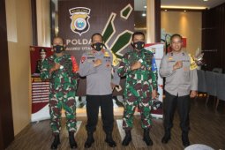 Pangdam XVI/ Pattimura silaturahim ke Kapolda Malut