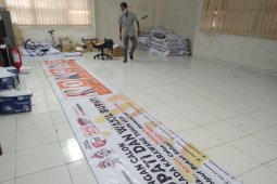 KPU Karawang siapkan puluhan ribu bahan dan alat peraga kampanye
