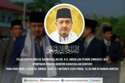 KH Abdullah Syukri wafat, Khofifah doakan almarhum "husnul khotimah"