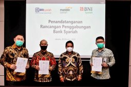 Rancangan merger bank syariah,  Mandiri pemegang saham terbesar