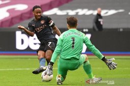 Manchester City ditahan imbang West Ham 1-1