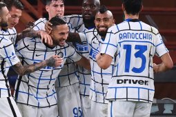 Inter Milan menang dua gol tanpa balas di kandang Genoa