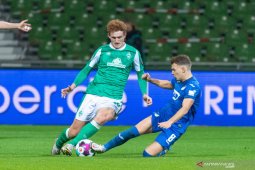 Bremen kembali gagal menang setelah ditahan imbang Hoffenheim skor 1-1