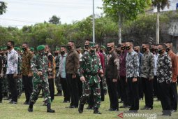 Pimpin apel gelar pasukan Kunker RI-1, Pangdam BB: Terapkan prokes 3M