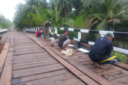 Warga siap rawat pembangunan program TMMD Kodim 1015/Sampit