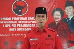 Ketua PDI Perjuangan Surabaya minta kader tak terlena hasil survei pilkada