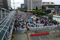 TransJakarta kembali memodifikasi tujuh rute antisipasi demo di Jakpus