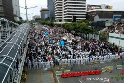 Polisi amankan  10 pelajar yang ikut demo di Kedubes Prancis