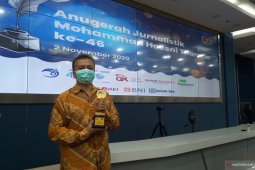 Pewarta Antara raih penghargaan jurnalistik MH Thamrin 2020