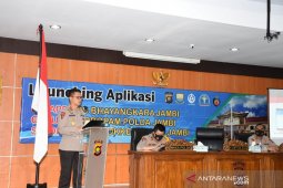 Kapolda Jambi meluncurkan aplikasi 'e-SAPPA'