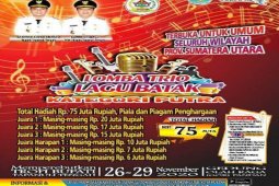 Ikutilah lomba Trio Lagu Batak "Annisa Boru Panggoaranki" berhadiah Rp75 juta