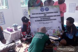 Kadisdik, Kadispar, BNN, dan PHD berkomitmen tanam pohon di sekolah