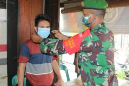 Zidam I/BB  gelar operasi pendisiplinan prokes di Medan Maimun