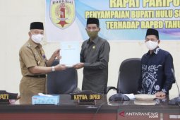 Bupati HST sampaikan Rancangan Perda APBD 2021