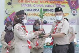 Bunda PAUD Provinsi Lampung hadiri orientasi kepramukaan bagi kepala pekon se-Kabupaten Pringsewu