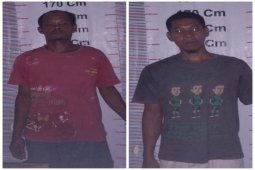 Polsek Pangkalan Brandan tangkap dua tersangka pemilik sabu