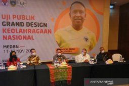 Pemerintah uji publik grand-design olah raga  nasional di Medan