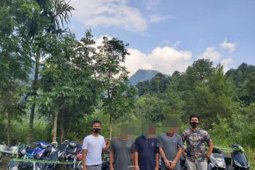 Polisi tangkap tiga pelaku Curanmor