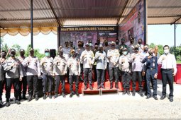 Pembangunan Gudang Barang Bukti Polres Tabalong dimulai