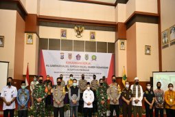 Kapolda monev penanganan COVID-19 di HSU