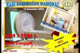 Peringati HKN, RSUD A Yani berikan diskon pemeriksaan MRI
