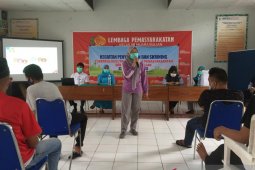 Ratusan warga binaan Lapas kelas II B Muara Bulian Discreening
