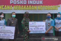 Korban kebakaran terima bantuan Rp100 juta dari Bank Kalsel