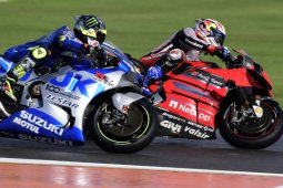 Menuju GP Portugal, akankah Suzuki sapu bersih tiga  mahkota MotoGP?