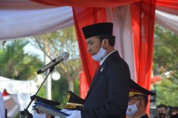 HUT ke-75 RI, Ketua DPRD bacakan teks Pembukaan UUD 1945
