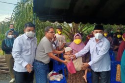 Warga Kusan Hulu ikuti kegiatan tatap muka ZR kendati daerah tersebut diguyur hujan