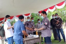 KPU Bengkayang simulasikan pemungutan suara dengan penerapan protokol kesehatan