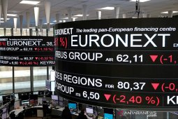 Saham Prancis ditutup di zona merah