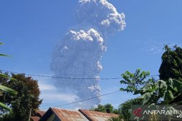 Erupsi  Gunung Ili Lewokotok akibatkan hujan abu, warga diimbau siapkan masker