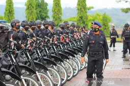 Brimob Polda Maluku gelar apel kesiapsiagaan pengamanan Pilkada 2020