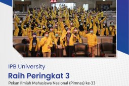 IPB raih peringkat 3 Pekan Ilmiah Mahasiswa Nasional 2020