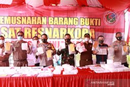 36,49 kg sabu-sabu dan 29.984 butir ekstasi musnah ke dalam "Medical Waste Incinerator"