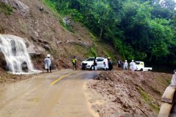 BPBD Cianjur koordinasi tangani tebing rawan longsor