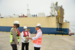 Menhub tinjau uji coba bongkar muat Pelabuhan Patimban Subang