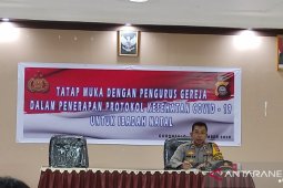 Bahas ibadah Natal, Polres Gorontalo Kota pertemuan dengan tokoh agama Kristen