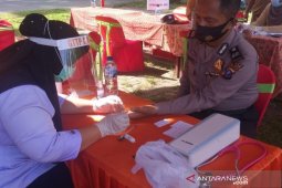 192 personel PAM TPS Pilkada Tapsel 2020 lebih dahulu rapid test