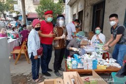 TMP beri pengobatan gratis bagi korban banjir di Kelurahan Aur