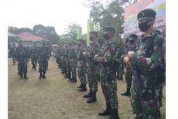 150 personil TNI bersenjata bantu amankan Pilkada Kapuas Hulu